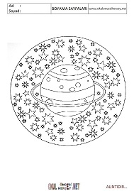 Mandala boyama sayfaları